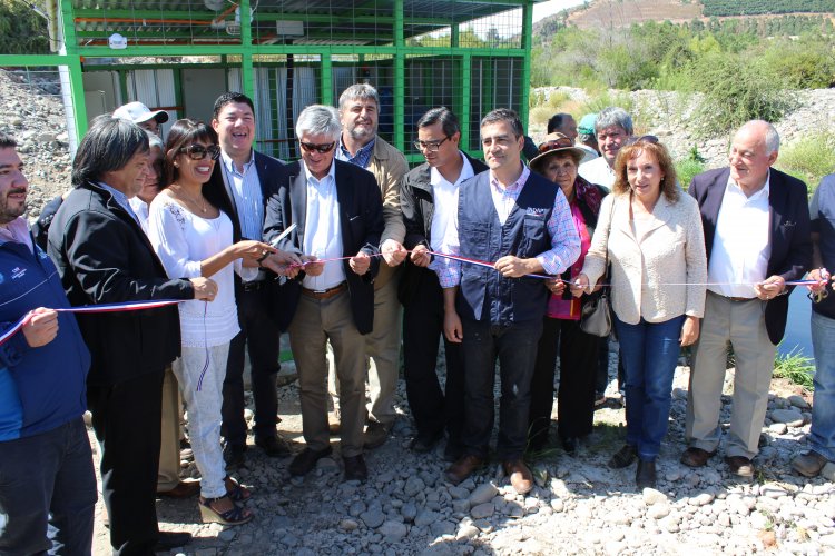 Inauguran obras de proyecto de captación e impulsión de aguas superficiales en Río Limarí