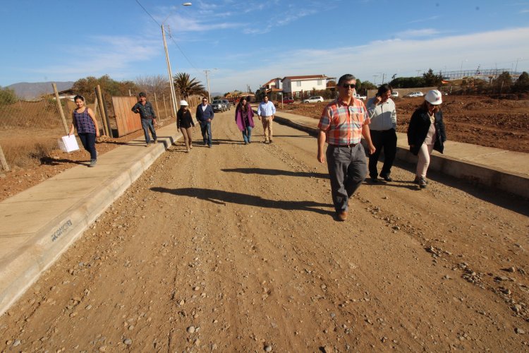 Obras del alcantarillado de Huentelauquén ya alcanzan un 15% de avance