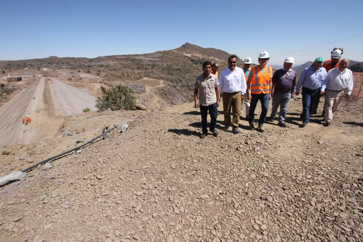 Más de un 70% de avance presenta embalse Valle Hermoso de Combarbalá