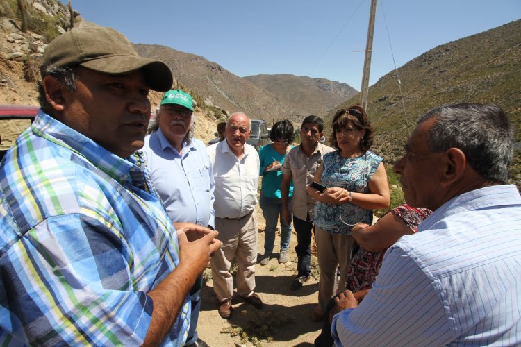 CORE busca solución con vecinos de El Durazno sobre futuro embalse La Tranca en Combarbalá