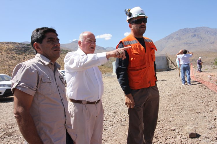 Más de un 70% de avance presenta embalse Valle Hermoso de Combarbalá