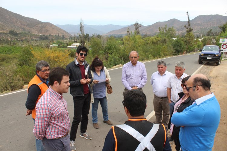 En febrero del 2019 terminarán pavimentación de camino básico Túnel Las Astas-Caimanes en Los Vilos