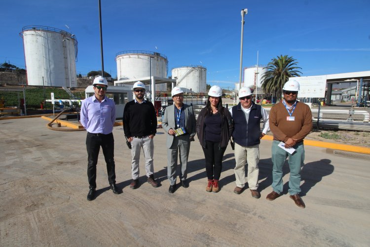 CORE visita planta de almacenamiento y distribución de Copec en Guayacán para fiscalizar protocolos de seguridad