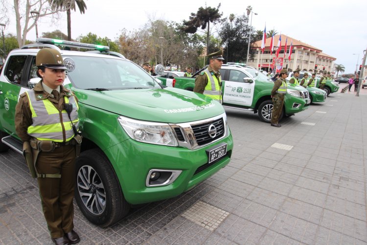 Carabineros recibe nuevos vehículos policiales para un combate más efectivo de la delincuencia