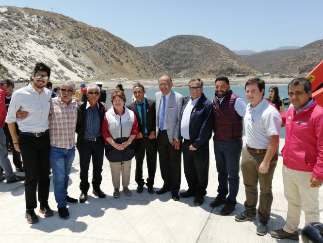 Nueva caleta pesquera de Maitencillo potenciará la actividad productiva artesanal de pescadores en Canela