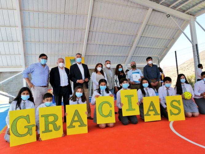 Techados para 8 colegios de Monte Patria protegerán a estudiantes en sus actividades deportivas ante radiación solar