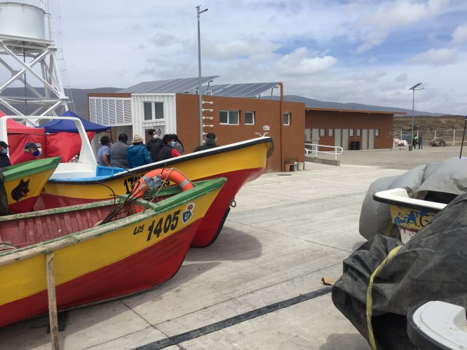 Pescadores de Huentelauquén ya cuentan con moderna caleta que potenciará su actividad