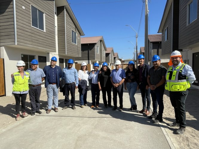 Viviendas sociales de Caleta San Pedro tienen un 90% de avance