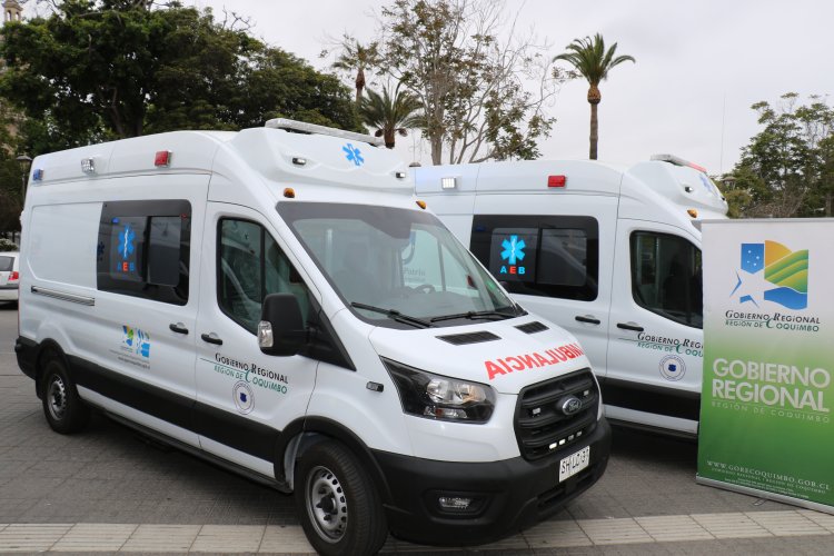 Nuevas ambulancias llegarán a reforzar la salud primaria en las comunas de Combarbalá y Coquimbo