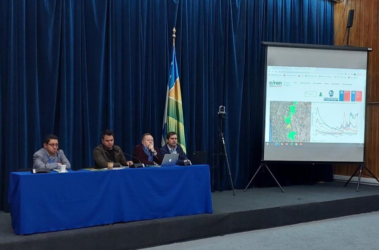 Exponen ante Consejo Regional visualizador digital que permite determinar la oferta y demanda de agua de riego en las cuencas de Limarí y Choapa