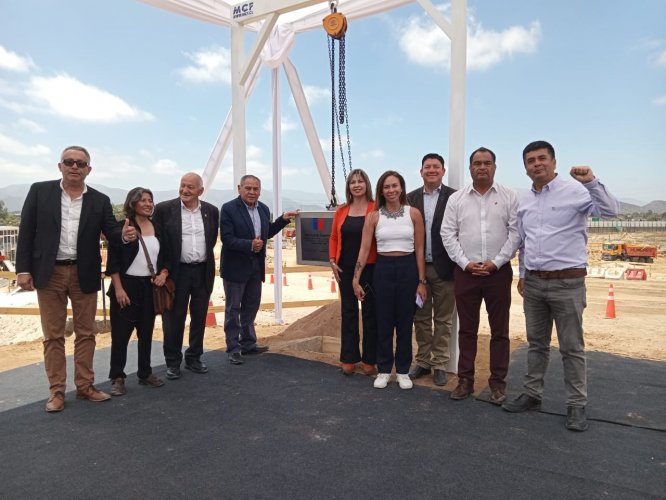 Presidente de la República, Gabriel Boric Font, encabeza ceremonia de primera piedra del nuevo Hospital de Coquimbo