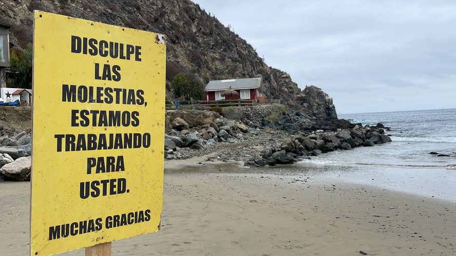 Instalan primera piedra para la nueva caleta pesquera en Puerto Oscuro