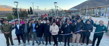 Gobierno Regional y Municipalidad de Los Vilos inauguran plaza pública en el sector de Lo Muñoz