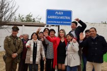 Inauguran plaza Gabriela Mistral en el sector de Tierras Blancas de Coquimbo