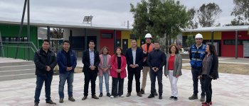 Obras de la Escuela de Barraza entran en su etapa final y autoridades proyectan su entrega para los próximos meses